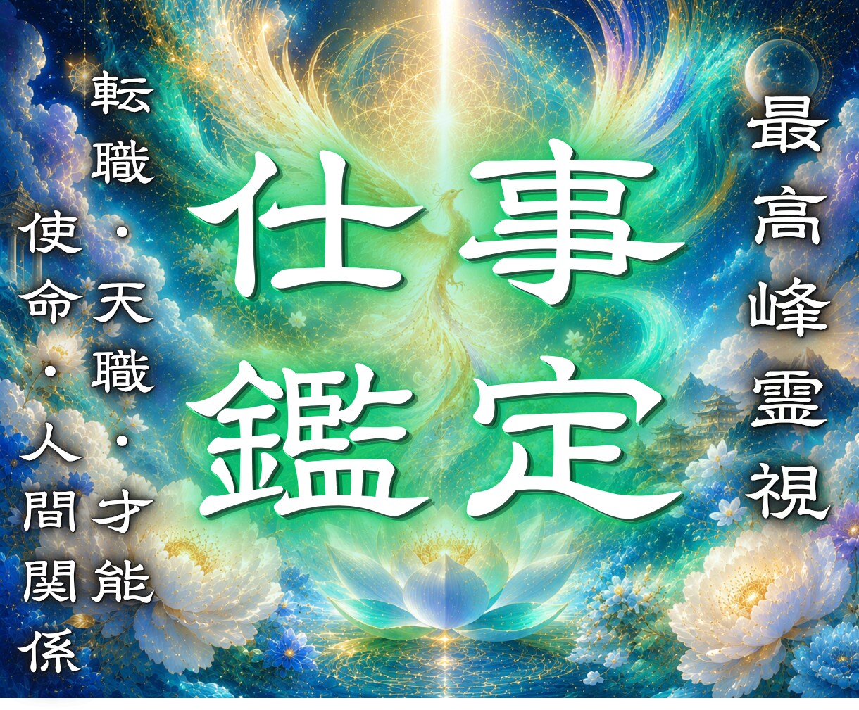 仕事霊視鑑定：龍神言霊で仕事運を好転へ導きます 仕事・転職・人間関係｜あなたの停滞した運命軌道を読み解きます イメージ1