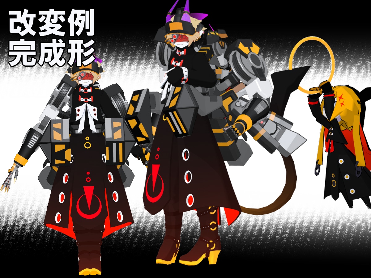アバターを代わりに魔改造します サイボーグ化や複腕多眼用のレンズ作成など服以外の改変をします イメージ2