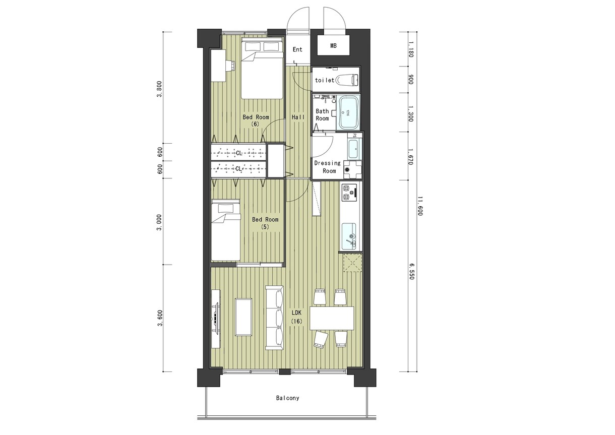 CAD 図面 間取り作成 作図  修正致します 女性建築士が図面作成をお手伝い イメージ2