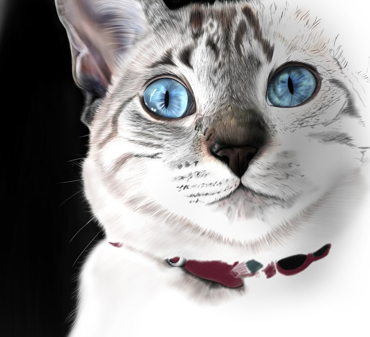 猫ちゃんのイラスト描きます こちらは依頼を受けた購入用です。 イメージ1