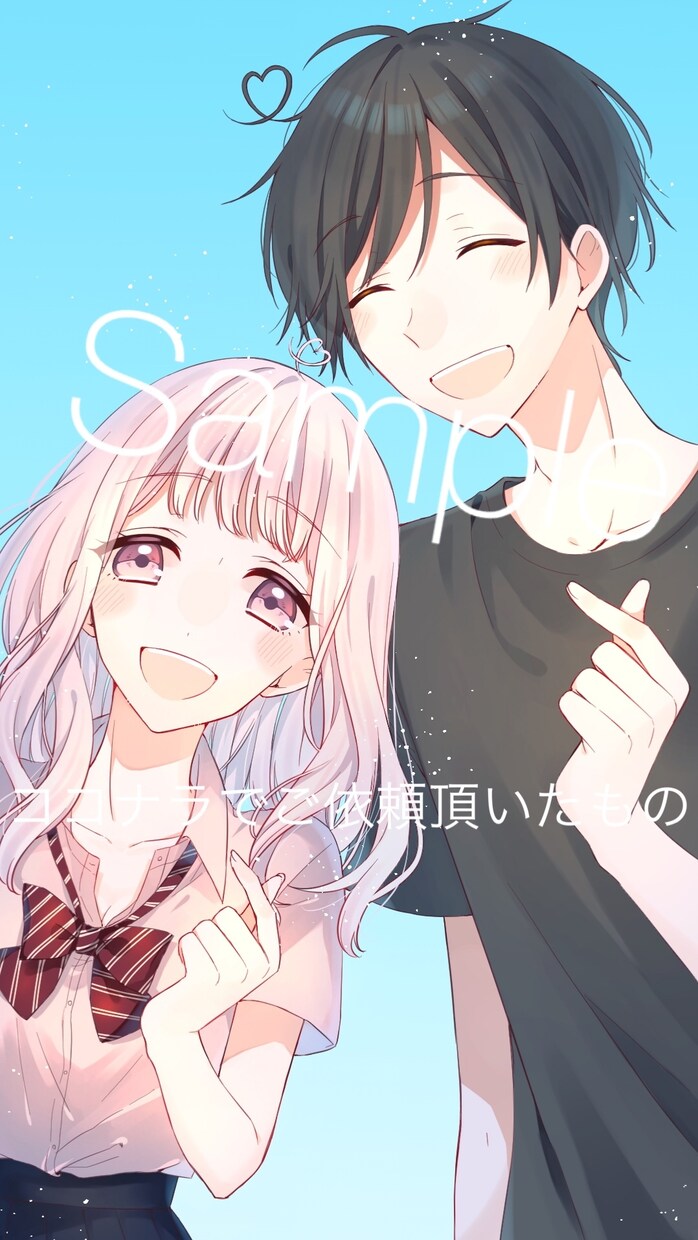 小説の表紙、動画のイラスト等の1枚絵をお描きします 今風の表情豊かで鮮やかなイラストをお求めの方へ イメージ9