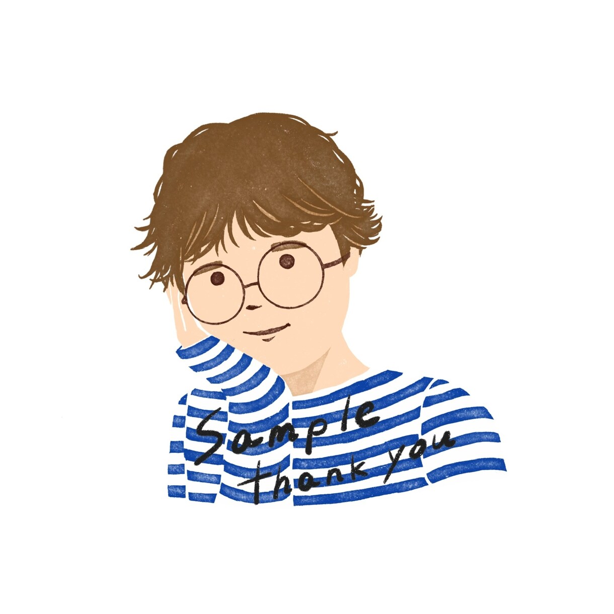 ハンコ・版画のような ゆるいイラスト描きます 写真をもとに、ハンコのようなシンプルなイラストを作成します。 イメージ2