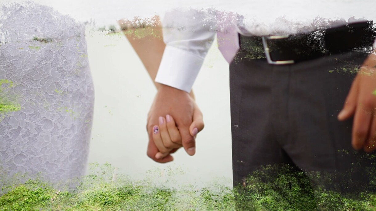 結婚披露宴のオープニングムービーを制作します 結婚式らしい、白を基調としたシンプルデザインのオープニングを イメージ5