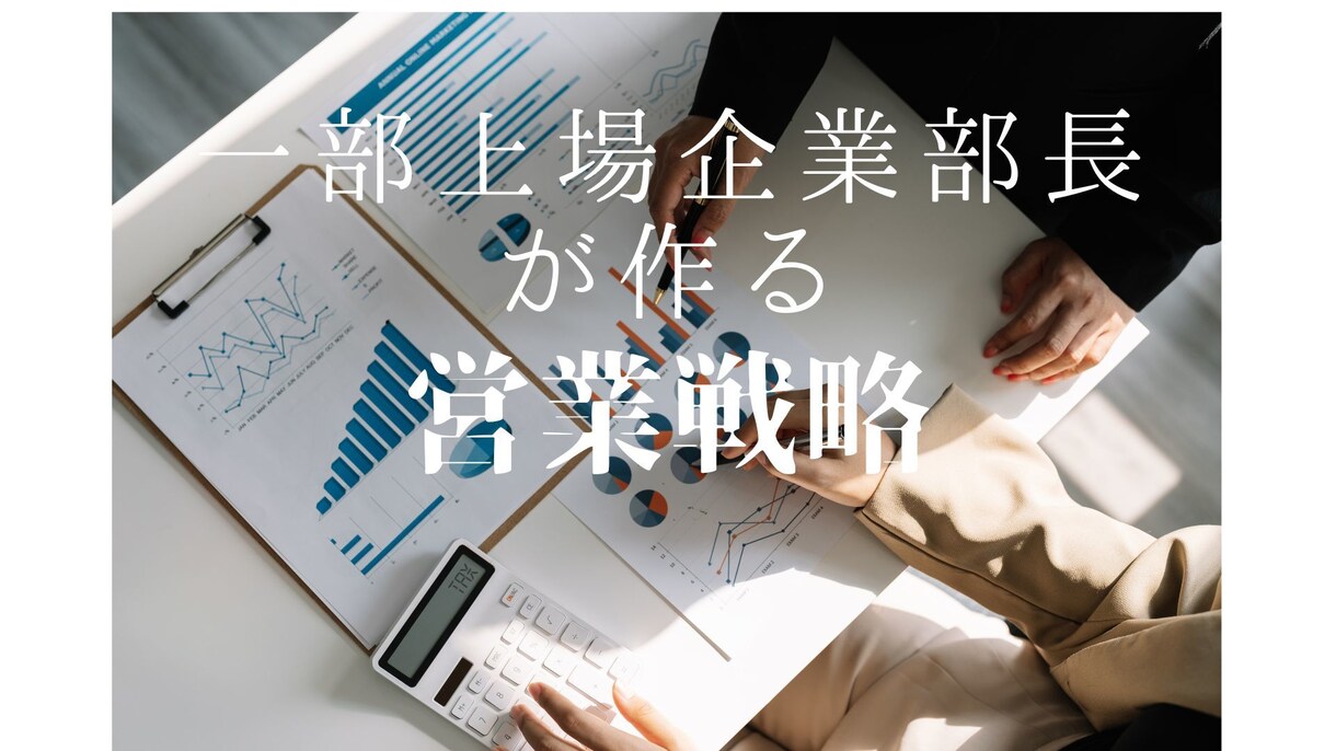 財務分析から営業戦略を立案します どぶ板営業だけでは通用しない。顧客の潜在課題へのアプローチへ イメージ1