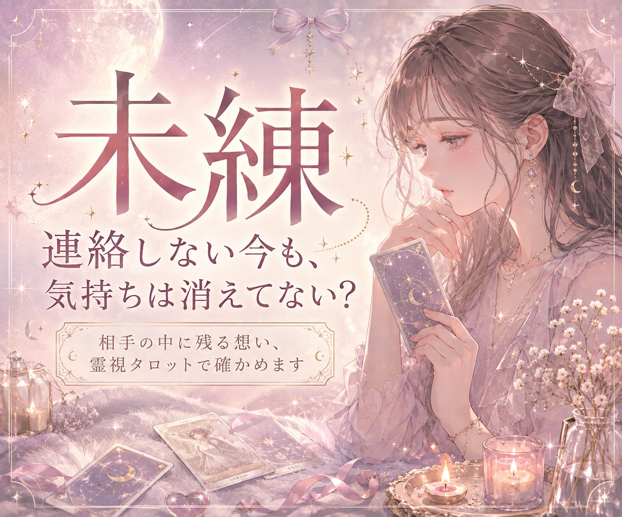 未練の残り火を霊視で確かめます 連絡しない今も、相手の気持ちは消えてない？ イメージ2