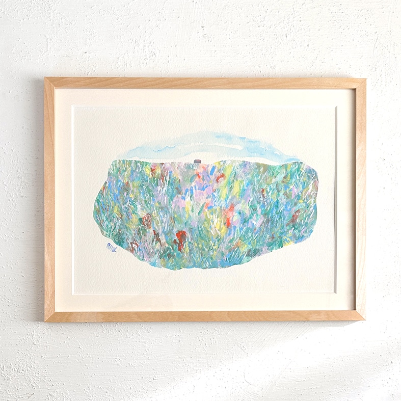 自然、花 ナチュラルイラスト制作します 絵の具のにじみやカスレを生かしたイラスト イメージ7