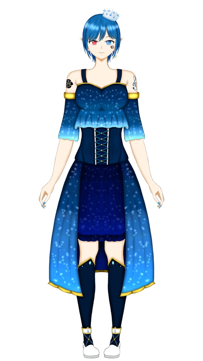 立ち絵(一枚絵)の制作をします IRIAMやYouTubeで使える立ち絵を制作します イメージ1