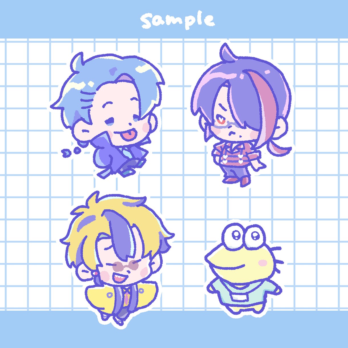 SDイラストを描きます ゆるゆるミニイラスト.ᐟ.ᐟ追加毎にオトクに.ᐟ イメージ4