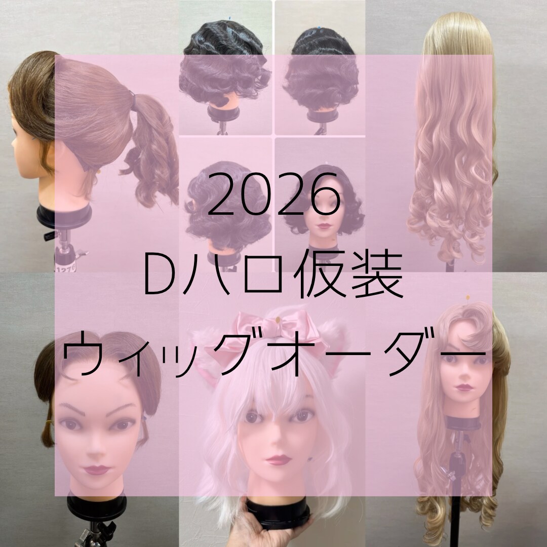 コスプレ オーダー ウィッグ制作致します Dハロ仮装に使用できるウィッグを制作致します。 イメージ1