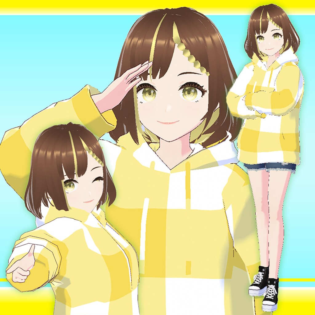 Vroid3Dキャラクターを20体制作しますます 個性光る3Dキャラを、短期間で20体一挙に制作します！ イメージ9