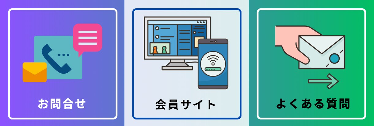 リッチメニューの画像を作成します 顧客の目を奪うリッチメニュー画像を作成します イメージ1