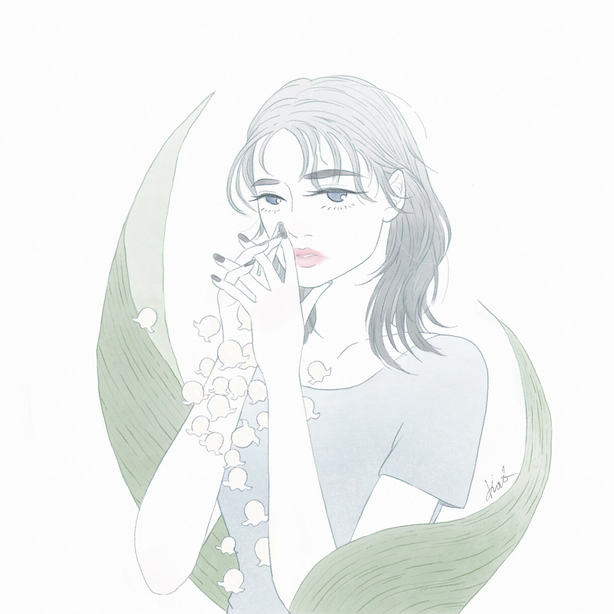 オーガニックで洗練された大人女性の絵描きます 上品でスタイリッシュな印象を作ります◎【似顔絵も可】 イメージ4