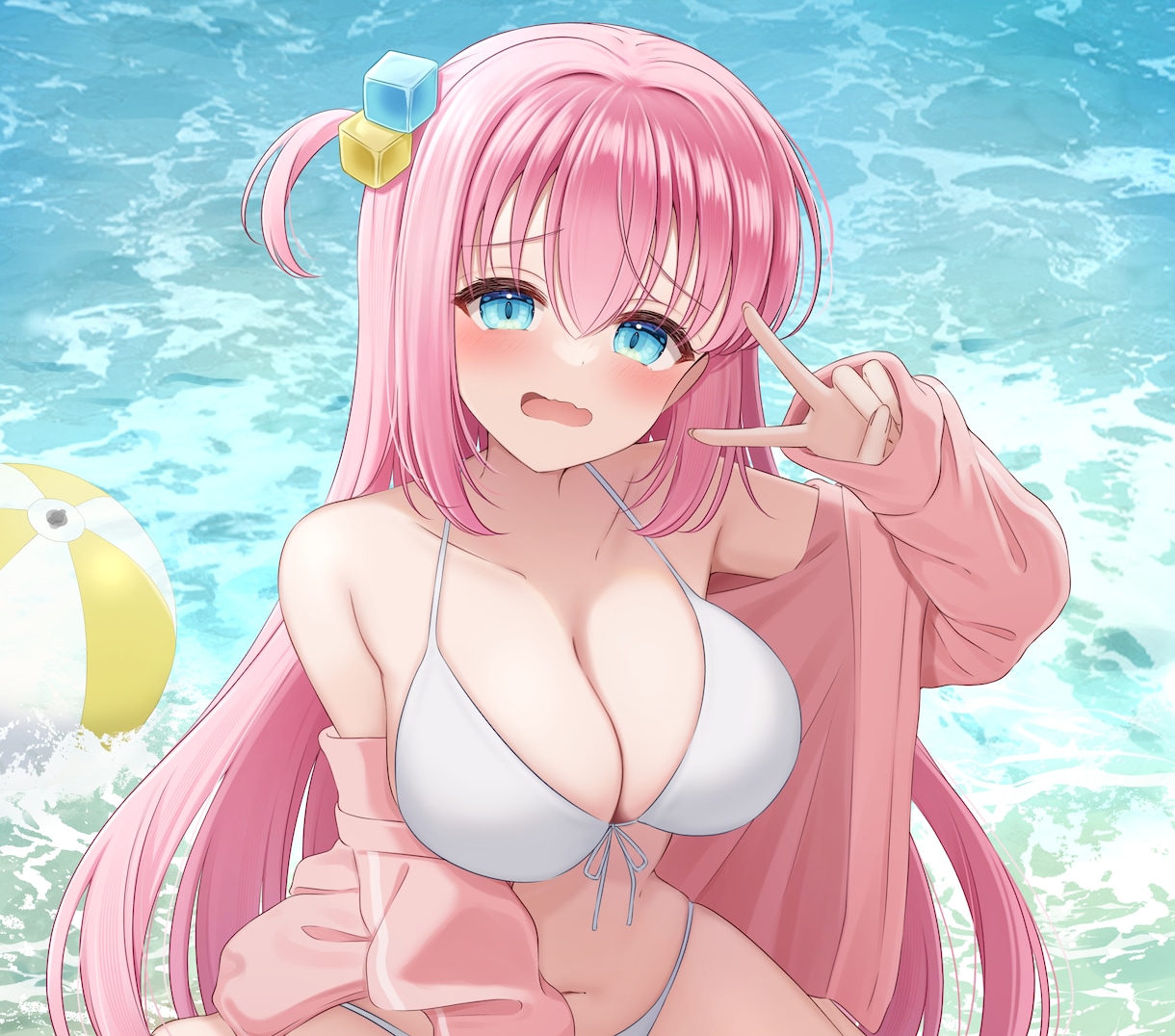 グッズやVtuber活動にも！イラスト描きます 背景付きの可愛い女の子を描きます！ イメージ4