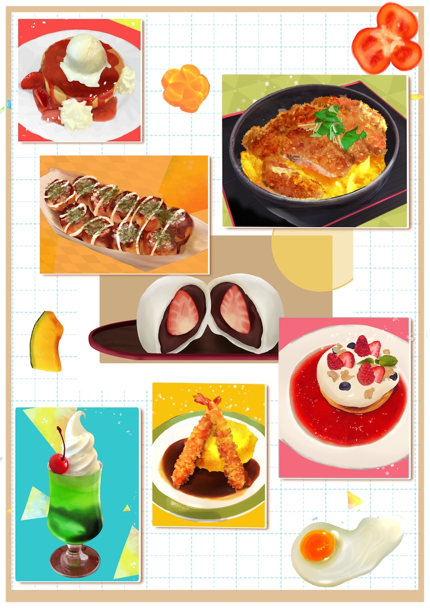 商用利用OK！食べ物✖キャライラスト描きます どんな食べ物でもお任せください！ イメージ2