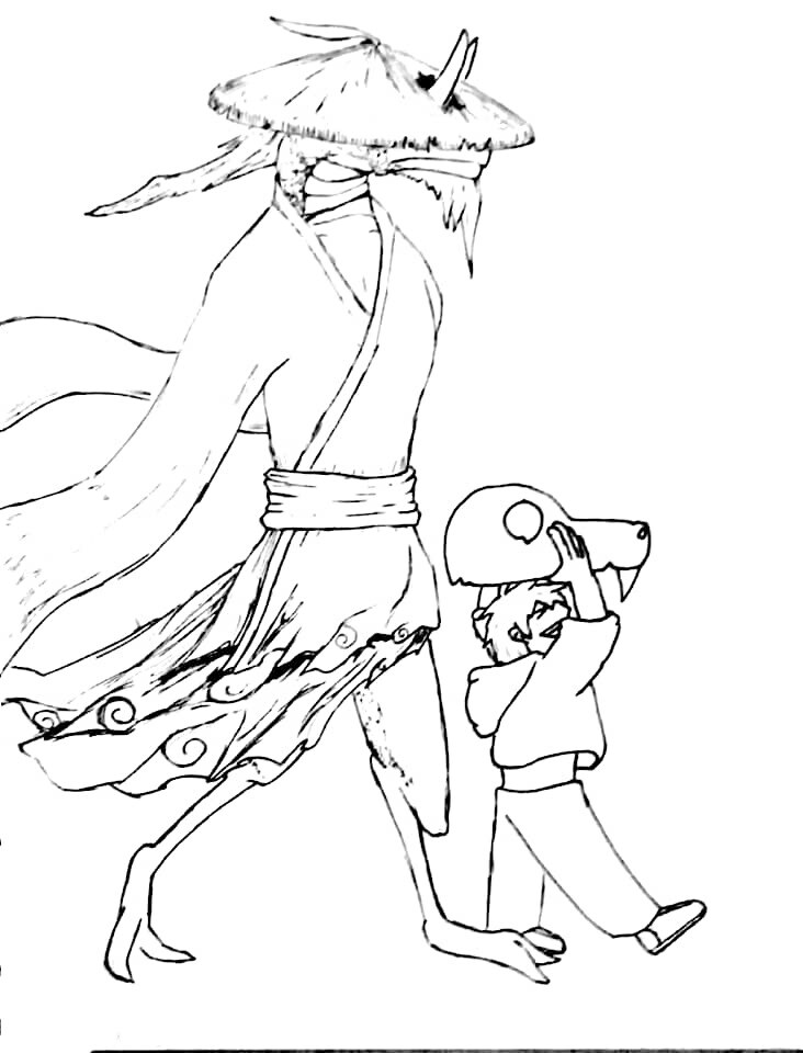 ペン画イラストを提供します ボールペンで描く独創的な世界観を描きます イメージ2