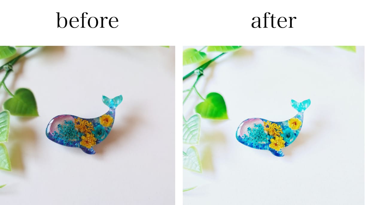 ハンドメイド作品の写真を6枚美しく加工/修整します 「見てもらえる写真」にレタッチし、売り上げを伸ばすお手伝いを イメージ4