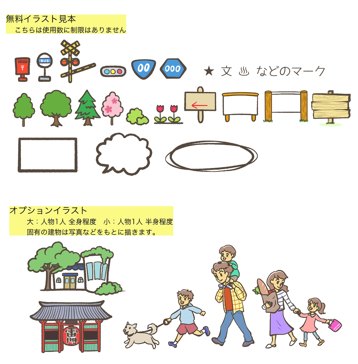 手描き風のイラストマップを作成します かわいいイラストでわかりやすい地図。お店のチラシやHPに！ イメージ4