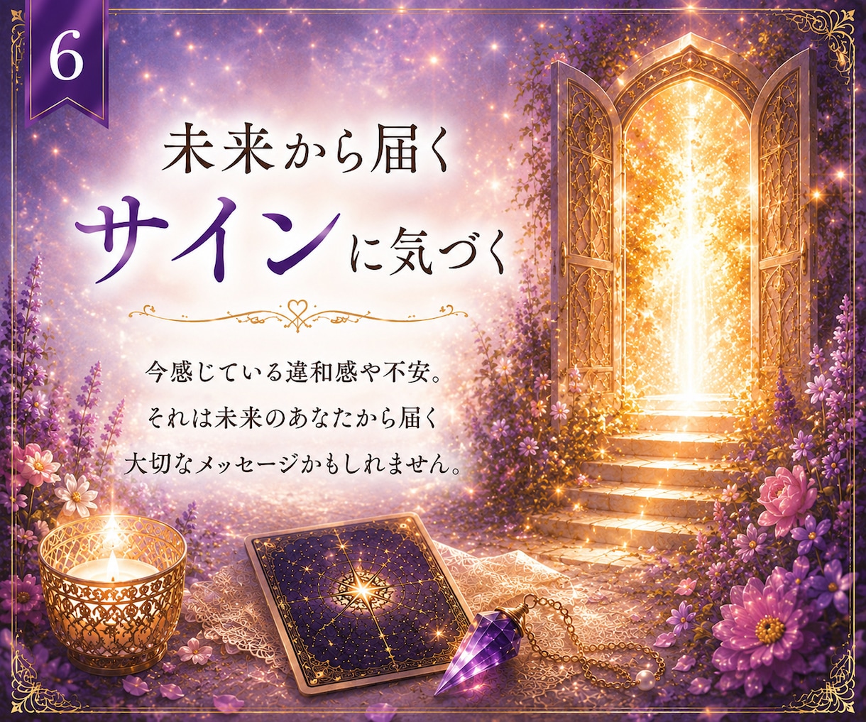 今のあなたに必要なメッセージをお届けします 洞視で今の状況の意味と未来への道筋を読み解きます イメージ6
