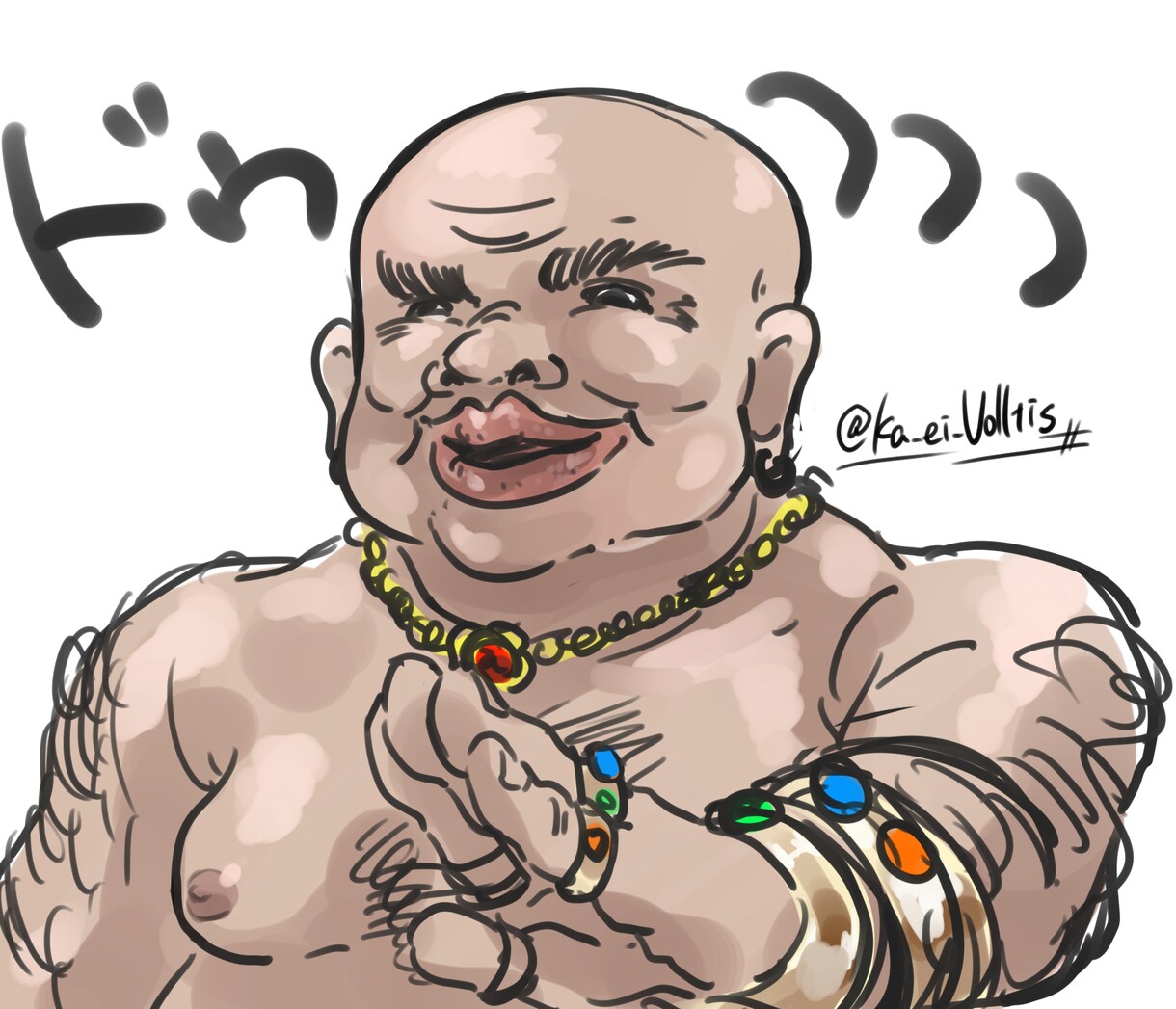 顔芸系ブサ顔系キモ顔ネタイラスト描きます 長く見るには胸焼けしちゃうイラストならここ！ イメージ1
