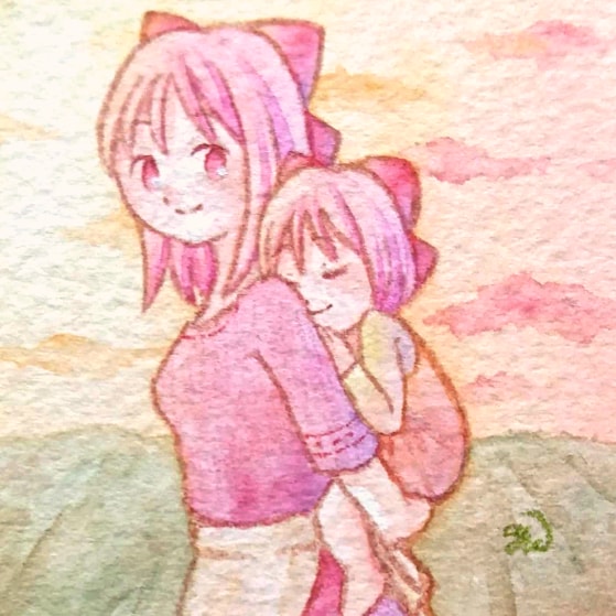 水彩色鉛筆で“ミニ原画”を描きます 絵本のような温かく優しい絵が得意です！ イメージ10