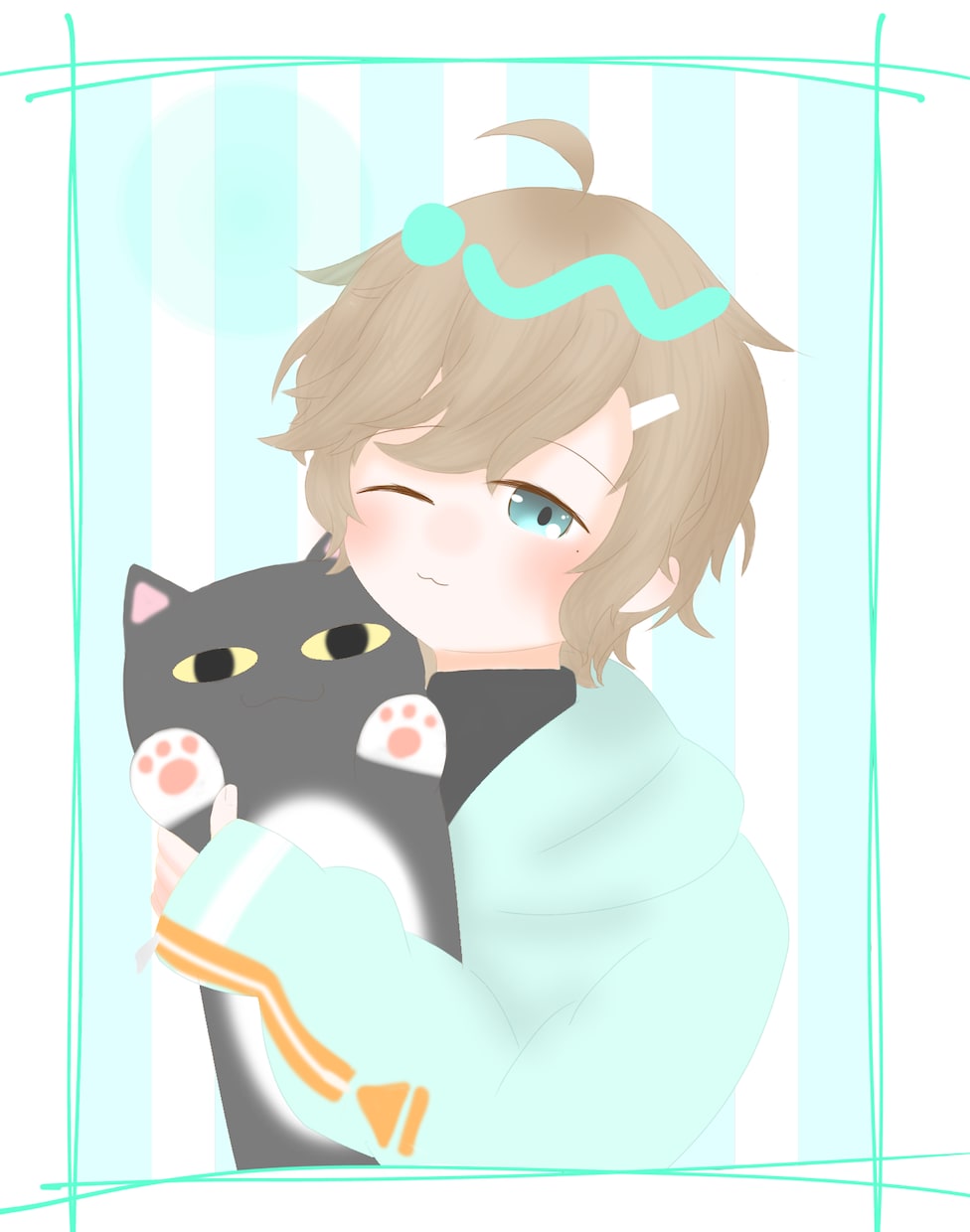 ふわっとしたイラストかきます 線画の主張が少ないふわっとしたイラストです！ イメージ1