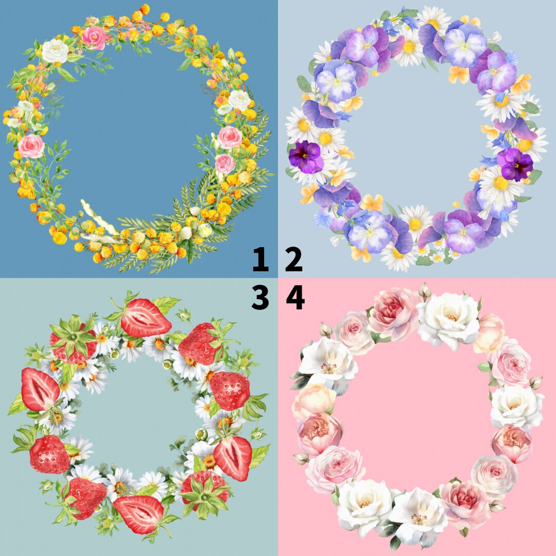 お花のイラストでペットのポスターを作ります すぐに飾れる木製フレーム付き！送料無料！ イメージ6