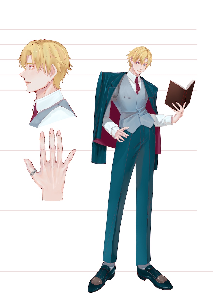 キャラクターの立ち絵描きます キャラクター全身イラスト(立ち絵)簡単な背景付きも描きます！ イメージ3