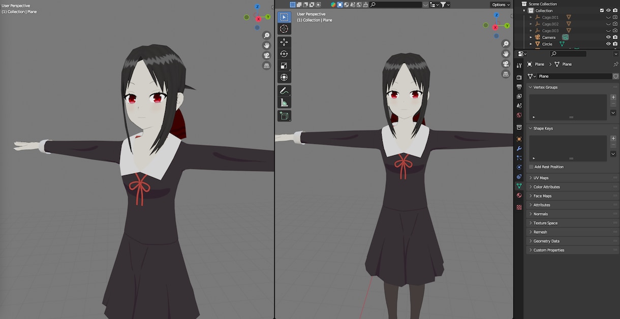 3Dアニメのキャラクターを作るます ブレンダーで3Dキャラクター作成 イメージ6