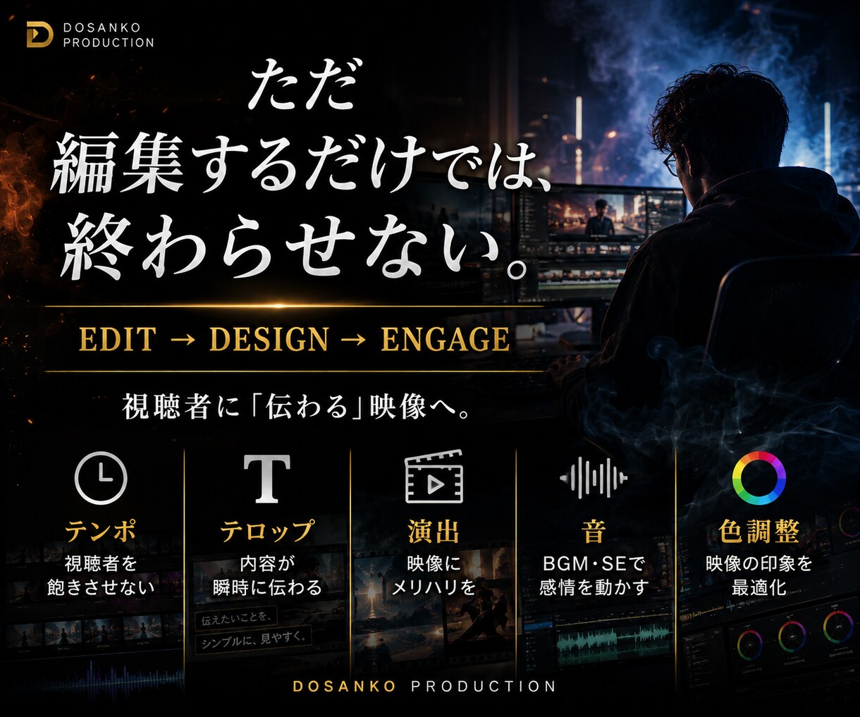 各ジャンルの動画編集いたします ご依頼に合わせて細部までこだわった丁寧な編集を心がけています イメージ2