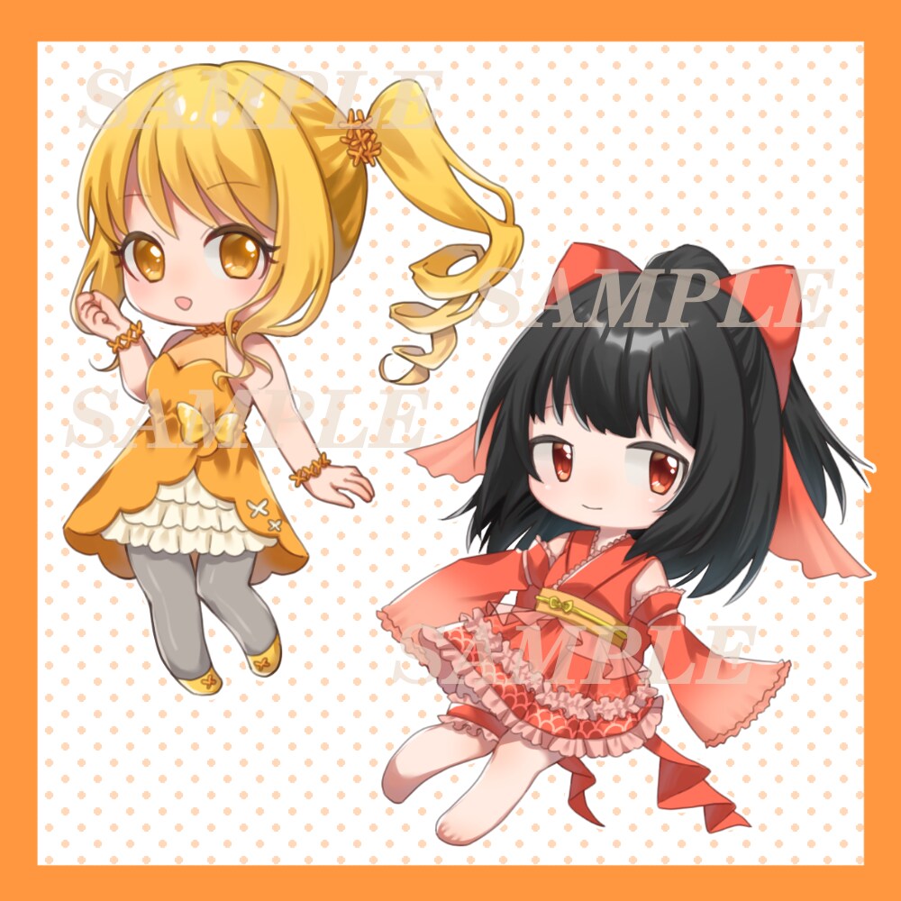 商用利用可！ミニキャライラスト描きます SNSアイコン、グッズなどに！ イメージ2