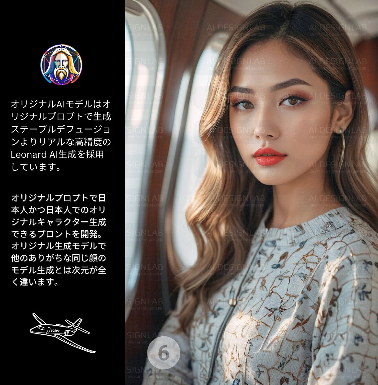 Canva超リアルモデル画像テンプレート提供します 超リアルSクラスモデル画像[商用可能]プラベートジェット イメージ8