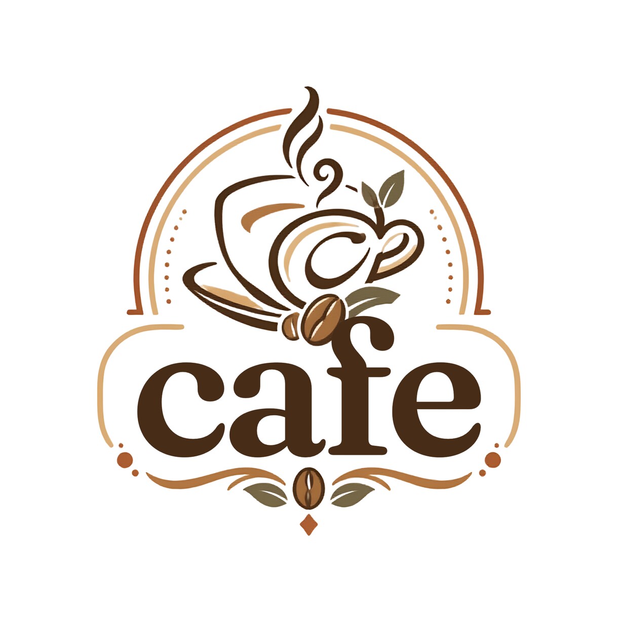 カフェ向けのおしゃれなロゴを作ります お店の雰囲気に合うロゴをデザインします イメージ5