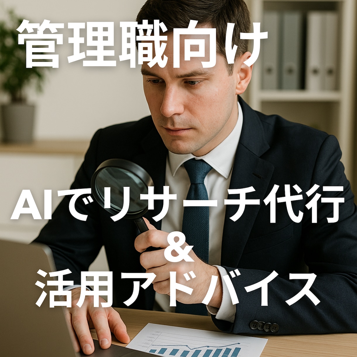 管理職向け、AIでリサーチ代行します 調べ物の時間を最大14時間カット！複数可、アドバイスつき。 イメージ1