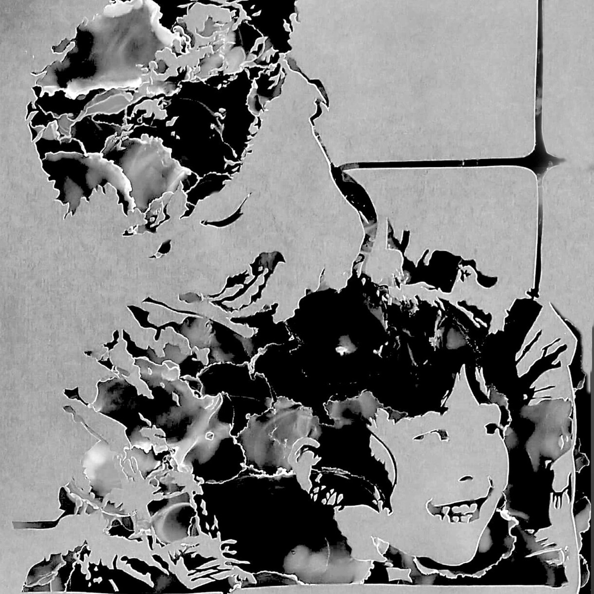 切り絵で似顔絵を作ります アルコールインクアートと切り絵のコラボ！ イメージ2