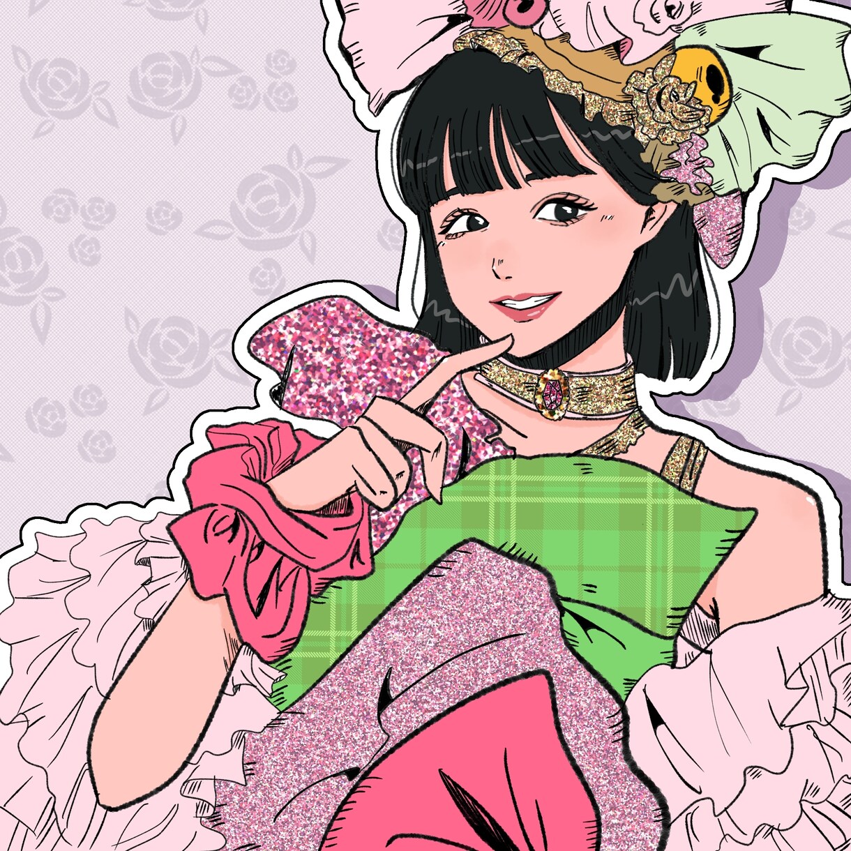 SNS用のアイコン描きます 【主にSNSアイコン】POPな人物イラスト描きます★ イメージ6
