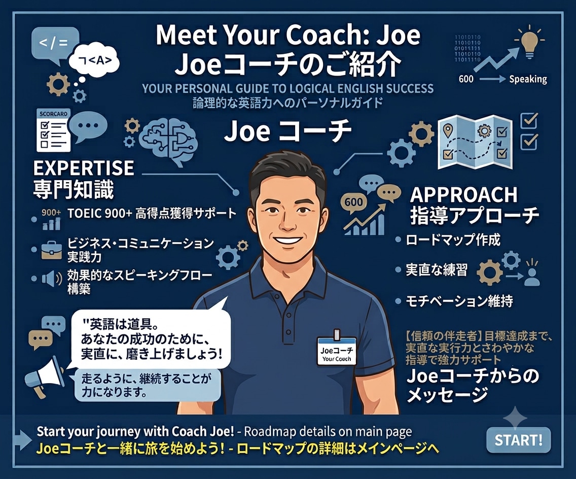 TOEIC500点～のロジカル英語力診断します 【TOEIC実績多数】最短で成果を出す学習ロードマップ作成 イメージ2