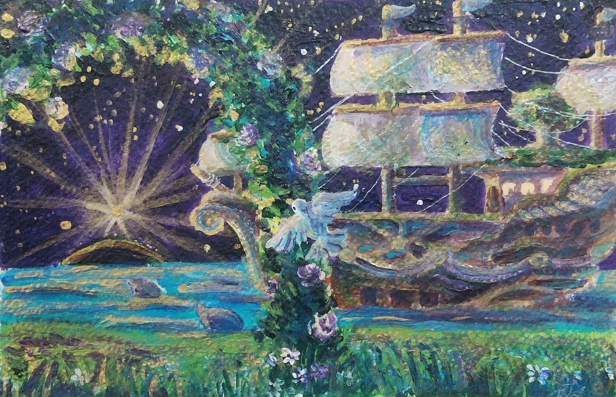 想いや物語を形にする、ファンタジーアートを描きます 想い・物語・イメージを大切に描く、あなただけの一点もの イメージ2