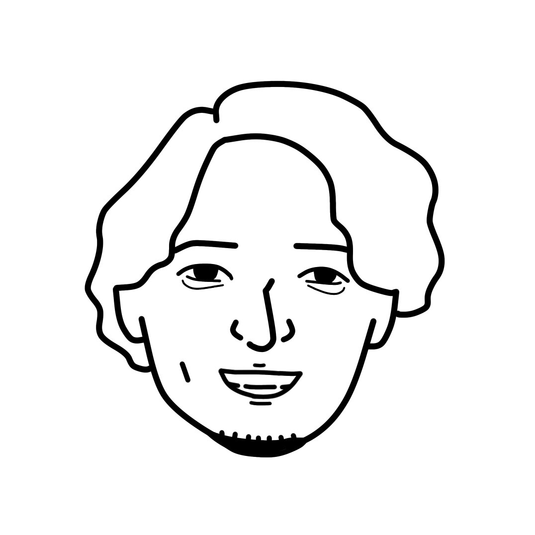 クスッと笑えるようなシンプルで的確な似顔絵描きます 雰囲気イラストじゃなく、私の顔のイラスト！描いて欲しい方…！ イメージ2