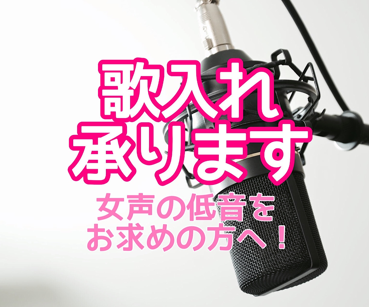 本歌、仮歌入れ承ります 見積依頼でサンプル音源作成します！ご相談はお気軽に☆ イメージ1