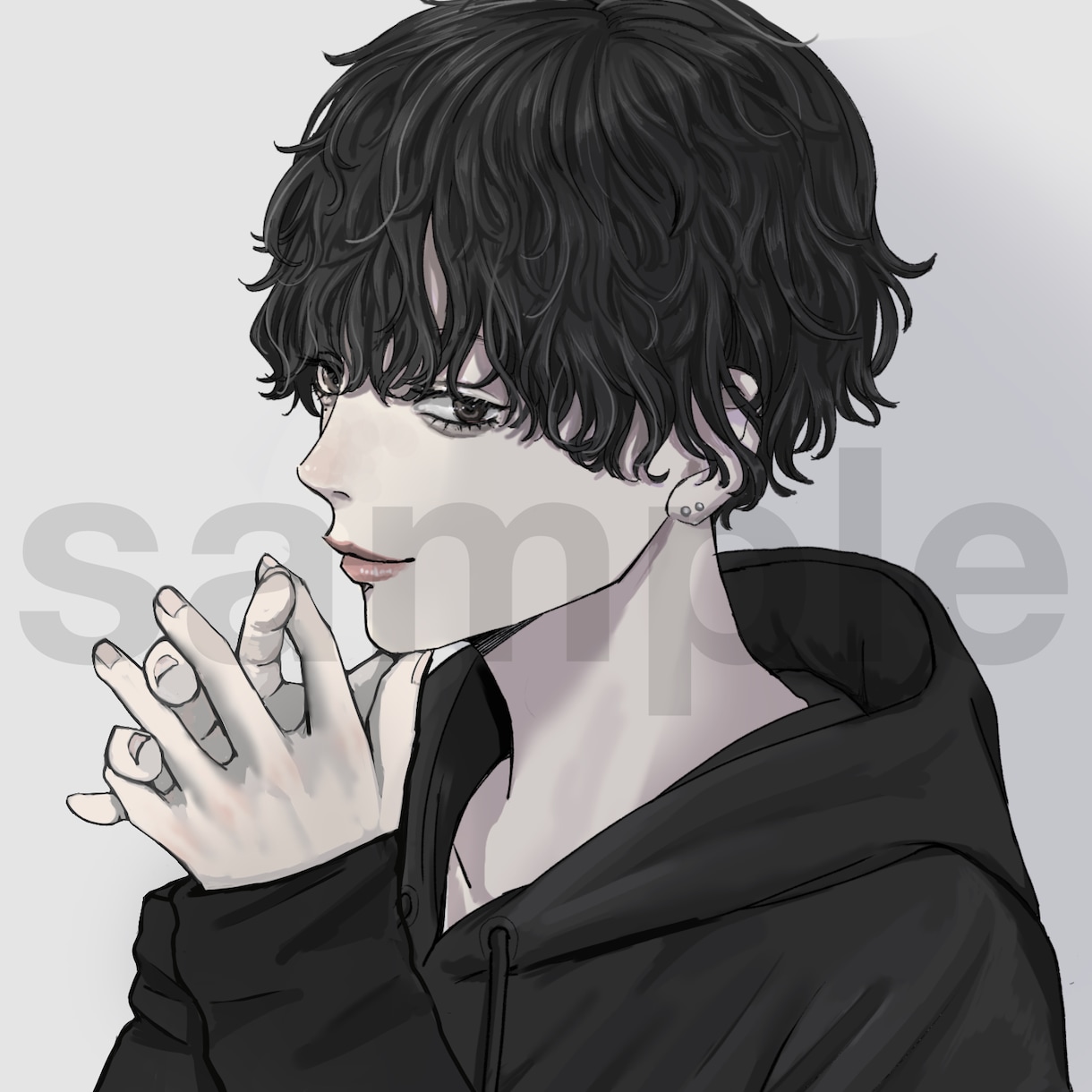SNSなどで使えるアイコンイラスト作成します ヘッダー、似顔絵、キャス画も対応可〇 イメージ6