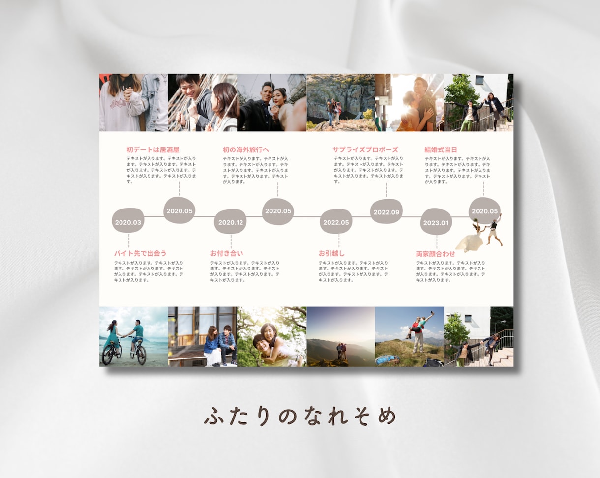 手描き風◎プロフィールブック作れます 一瞬でおしゃれなポスター風に！誰とも被らないデザイン♡ イメージ6