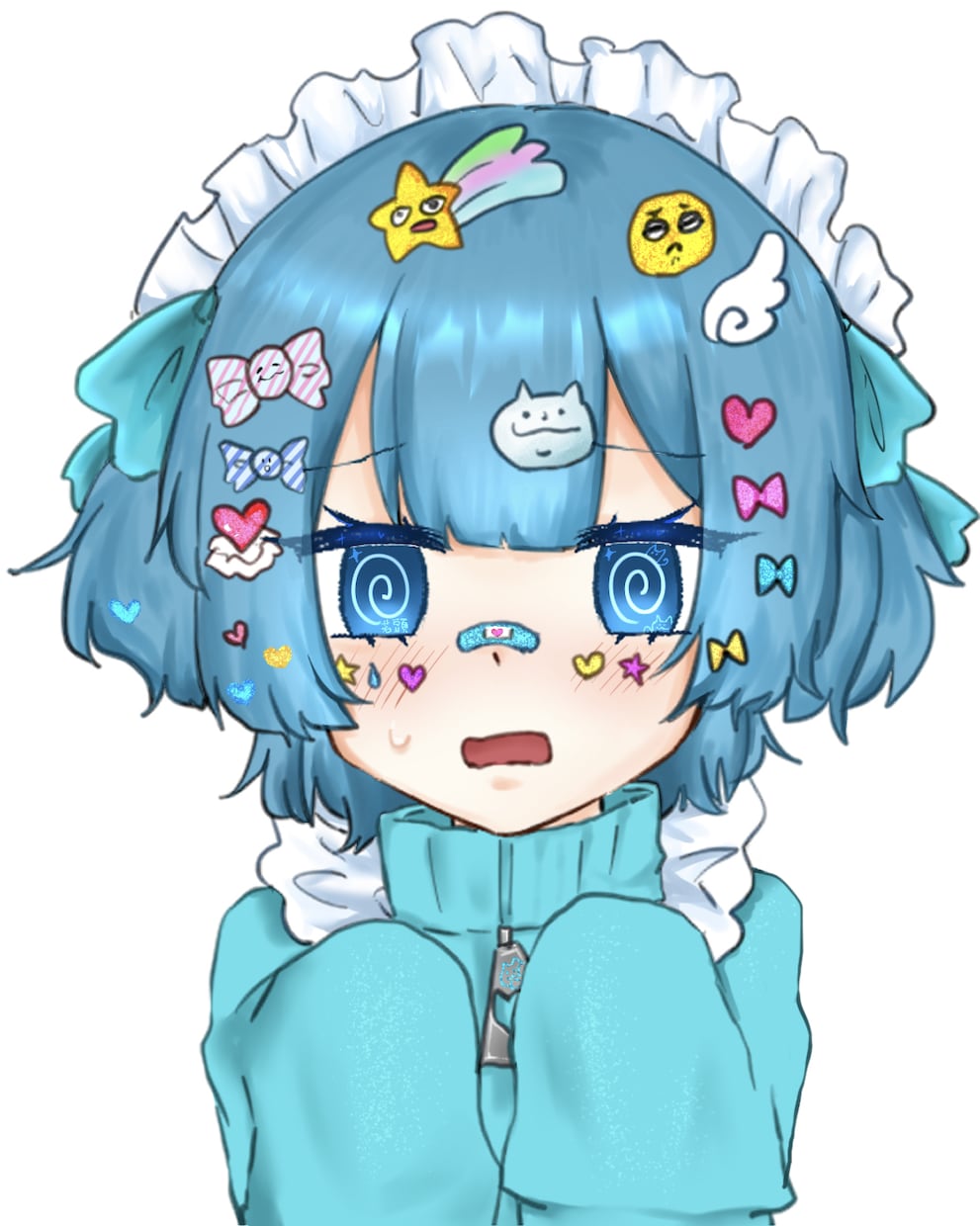 ぱっちりおめめのミニキャラ、バストアップ描きます なんだか懐かしい…kawaii……ミニキャラ！！ イメージ5