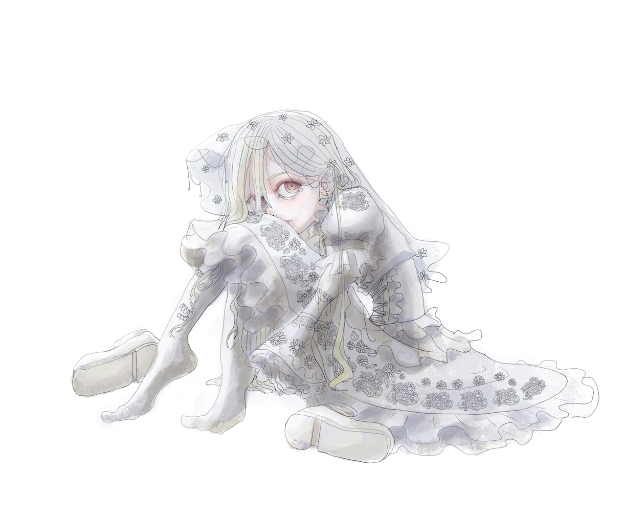 イラスト一枚絵作成します 雰囲気のあるものからアニメ塗りまで イメージ4