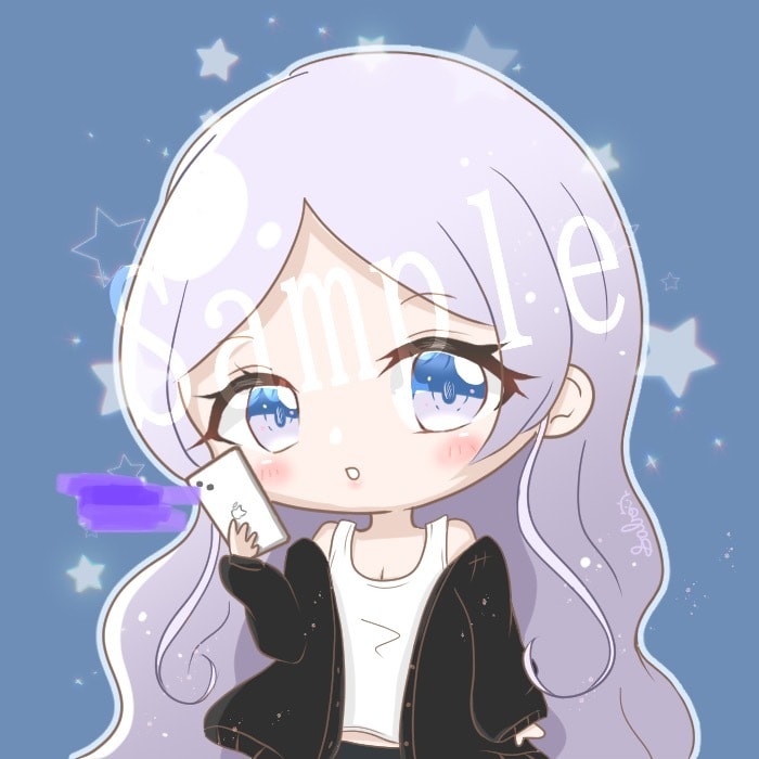 名前入りオーダーメイドアイコン描きます SNSで自分だけのかわいいアイコンを使いたい人へ イメージ1