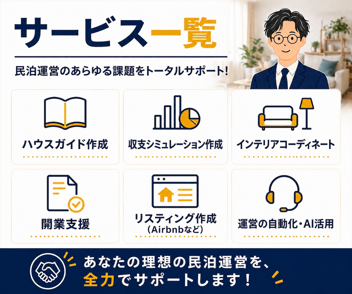 民泊のハウスガイド作成をサポートします 500室以上の管理経験と、現役スーパーホストの目線でサポート イメージ3