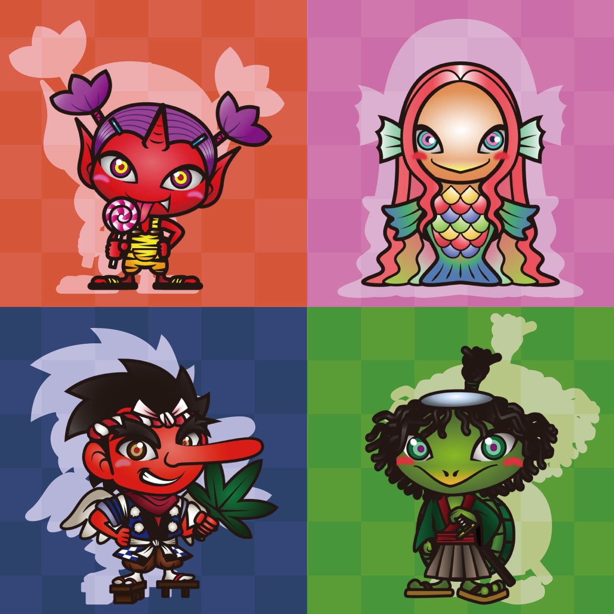 オリジナルキャラクター作ります SNSのアイコン、マスコット、ゲーム用のキャラクターに イメージ2