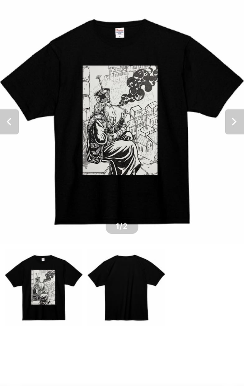 オリジナルTシャツ（トレーナー）をデザイン致します 古典的な線画をメインとしたイラストが得意です！ イメージ2