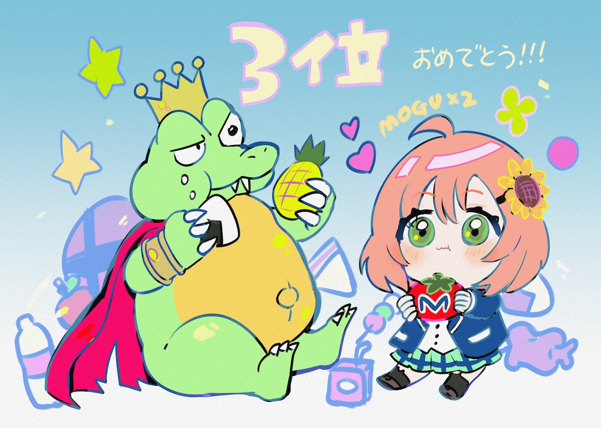 アイコンやキャラクターイラストを描きます 記念日・オリジナルキャラクターを作成したい方に イメージ2