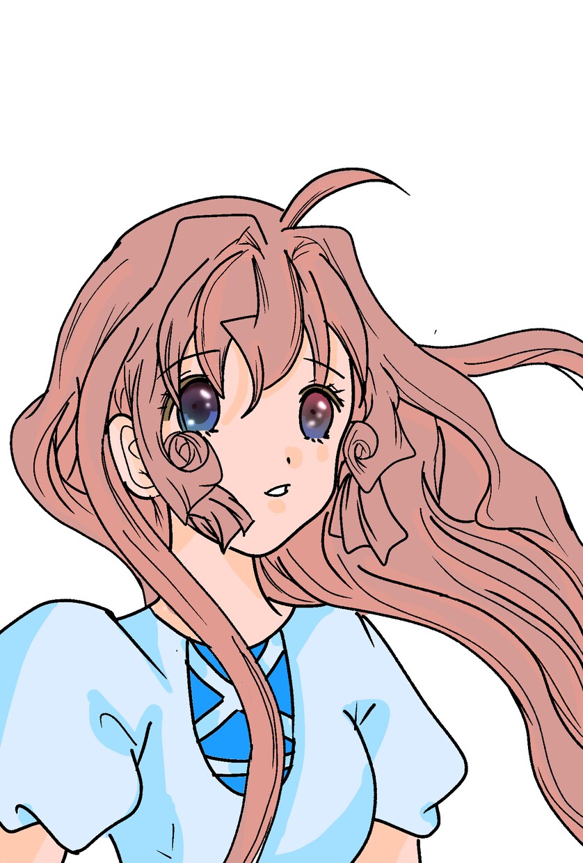 かわいい女の子のアイコン描きます あなたの好みのかわいい女の子描きます。 イメージ1