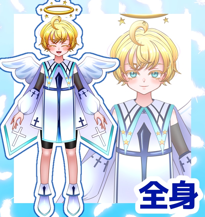 Vtuberを目指す方、素敵なキャラクター描きます キャラデザ〜パーツ分けまで、あなたのなりたい！を応援します♪ イメージ5